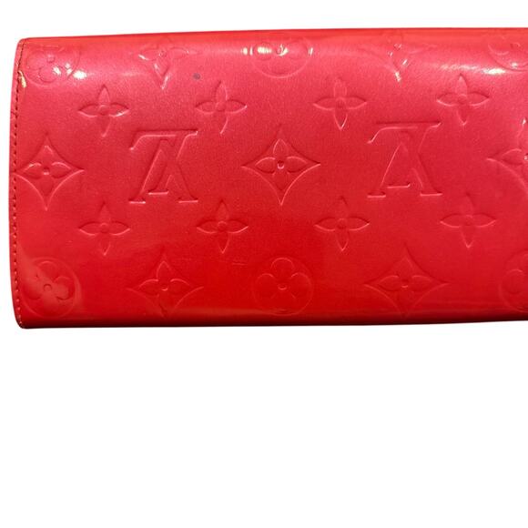 Louis Vuitton Monogram Vernis Sarah Wallet Rose Pop Pink. Authentic COA Included - Picture 3 of 14